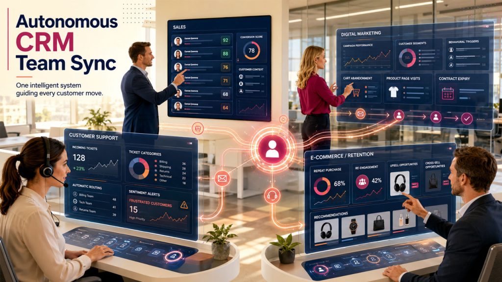 Real-World Applications of Autonomous CRM