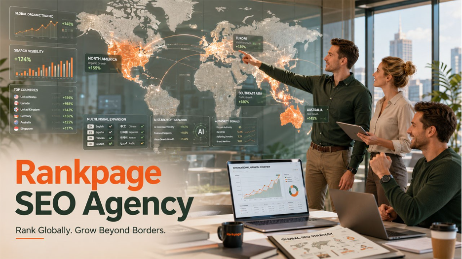 How Rankpage SEO Agency Helps Businesses Build Global Search Authority