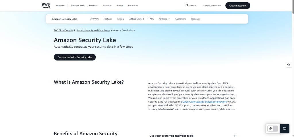 Amazon Security Lake