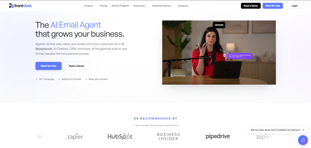 AI Front Desk