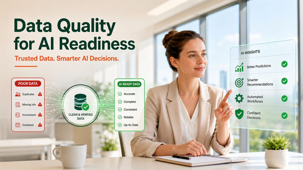Data Quality Platform improving AI readiness with clean, accurate, and reliable business data