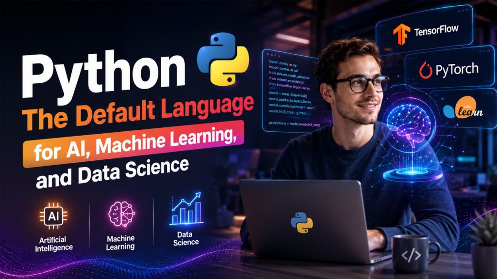Python benefits for AI, machine learning, and data science with powerful libraries and frameworks