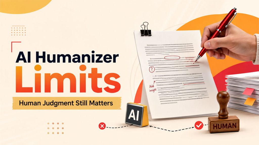 AI Humanizers improve AI-generated content but still require human editing for accuracy, brand voice, and quality assurance.