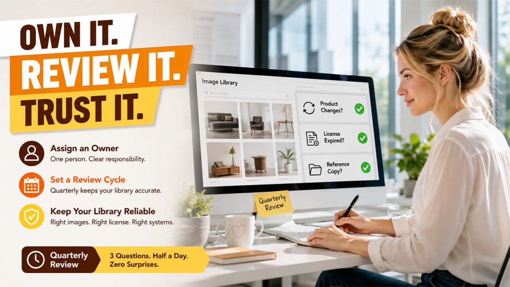 Assign an Owner and a Review Cycle