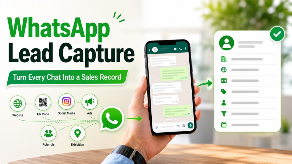 Capture WhatsApp Leads in One System