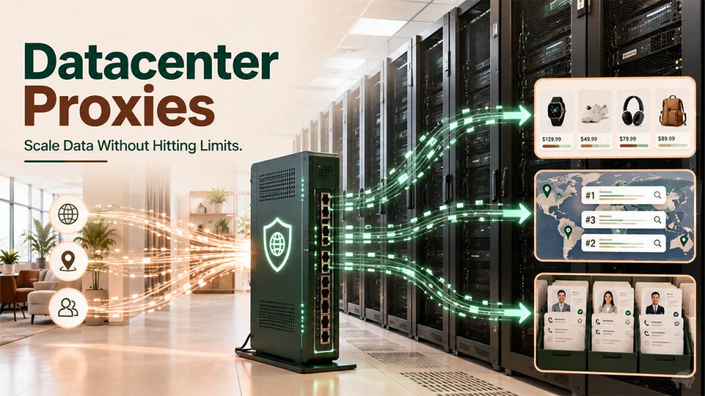 Datacenter Proxies: The Complete Guide to Web Scraping, SEO Monitoring, and CRM Data Enrichment