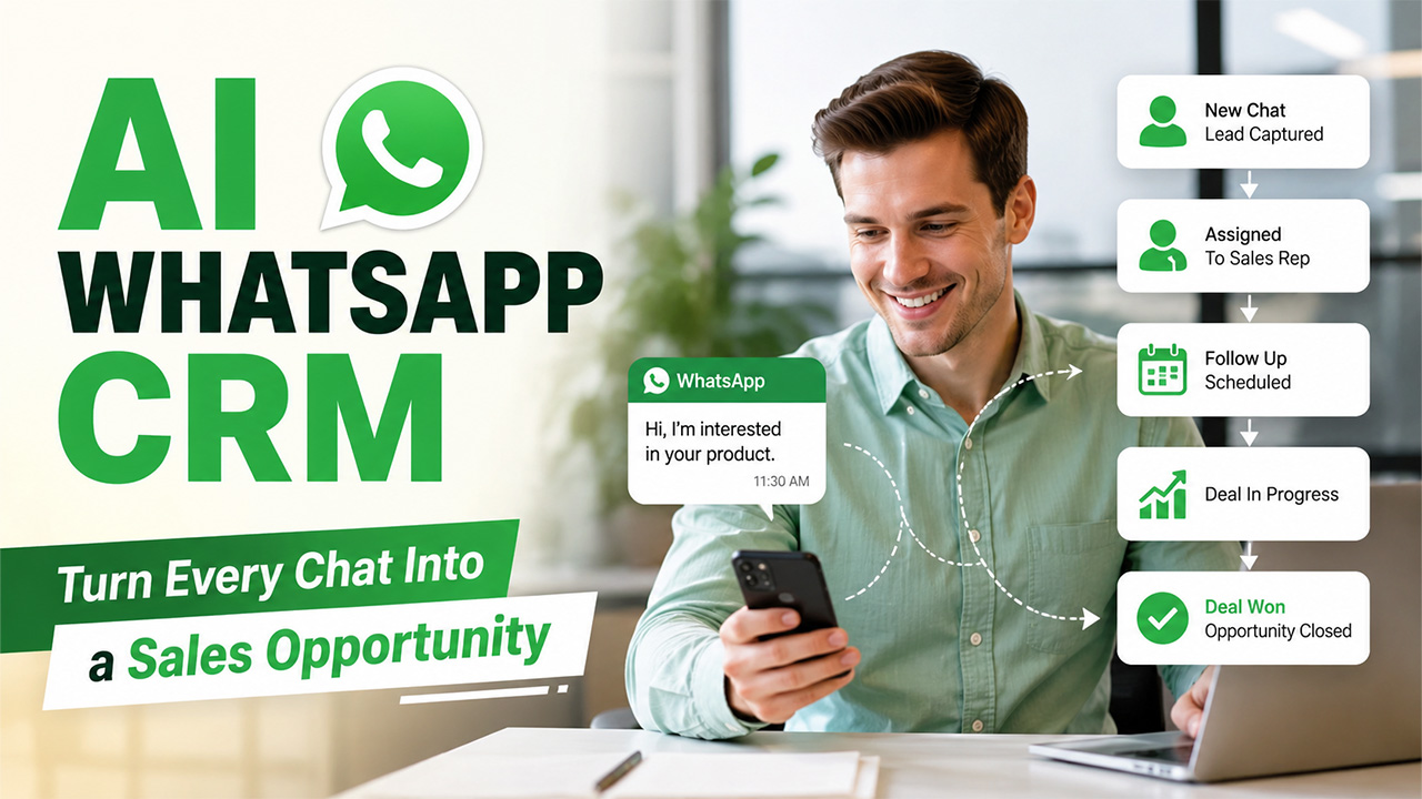 How an AI WhatsApp CRM Turns Scattered Chats into a Structured Sales Pipeline