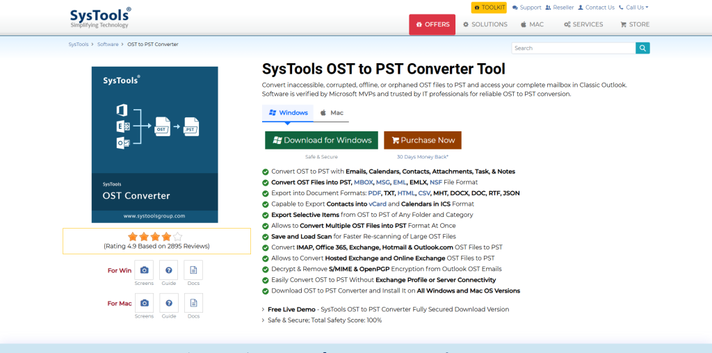 Systools OST Converter