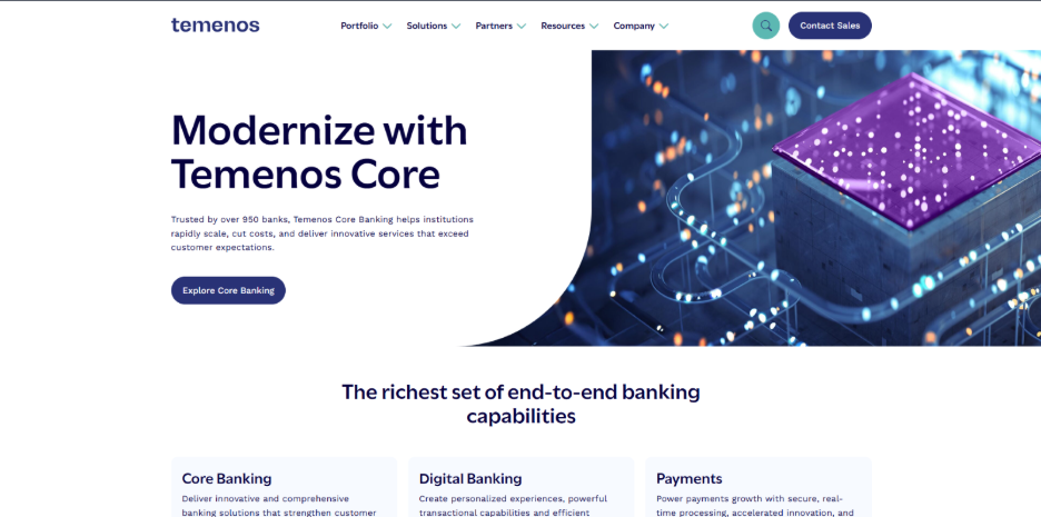 Temenos Lending