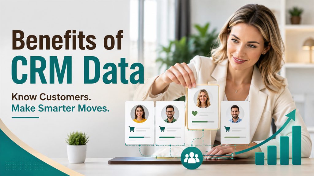 Key benefits of CRM data for sales marketing and customer retention