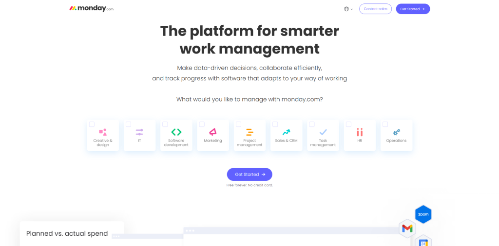 Best CRM Software for Small Business monday.com CRM