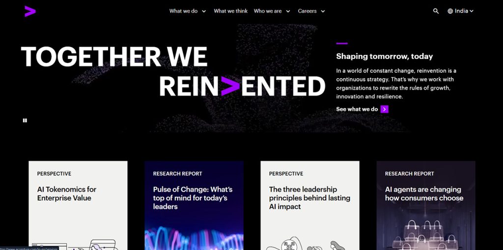 CRM Development Company with Accenture and Deloitte consulting services