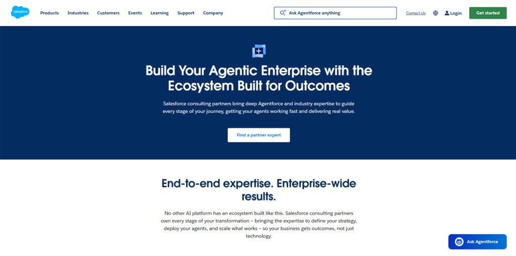 CRM Development Company offering Salesforce consulting partners and CRM implementation services