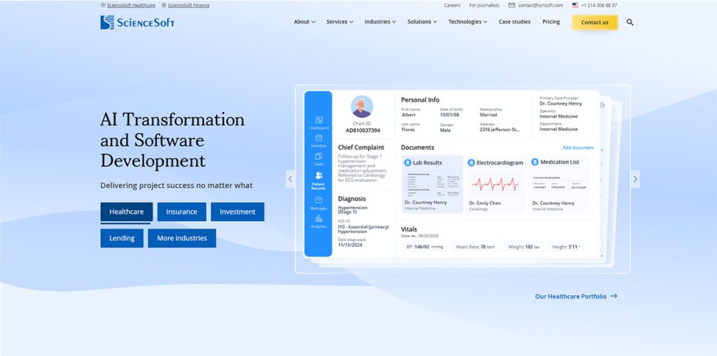 CRM Development Company with ScienceSoft CRM development services