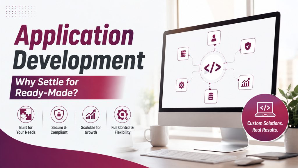 Custom Application Development compared with ready-made software solutions
