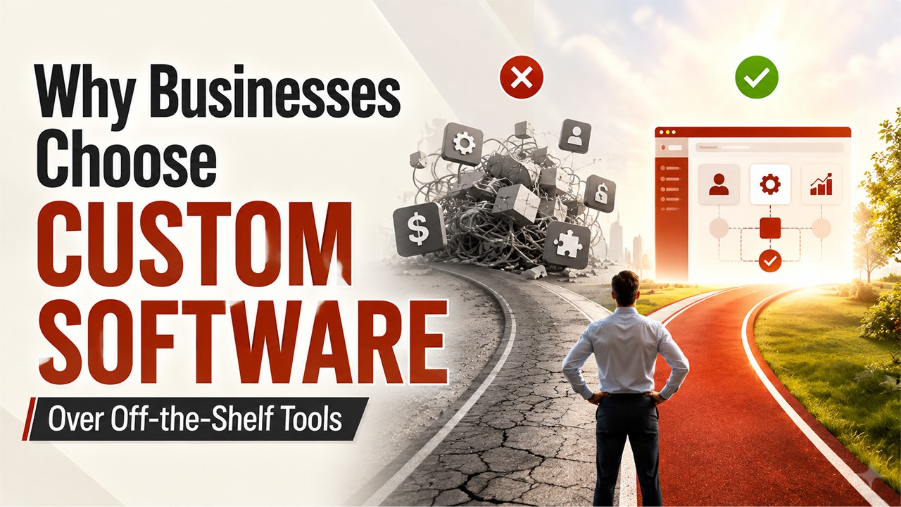 Custom software compared with off-the-shelf software