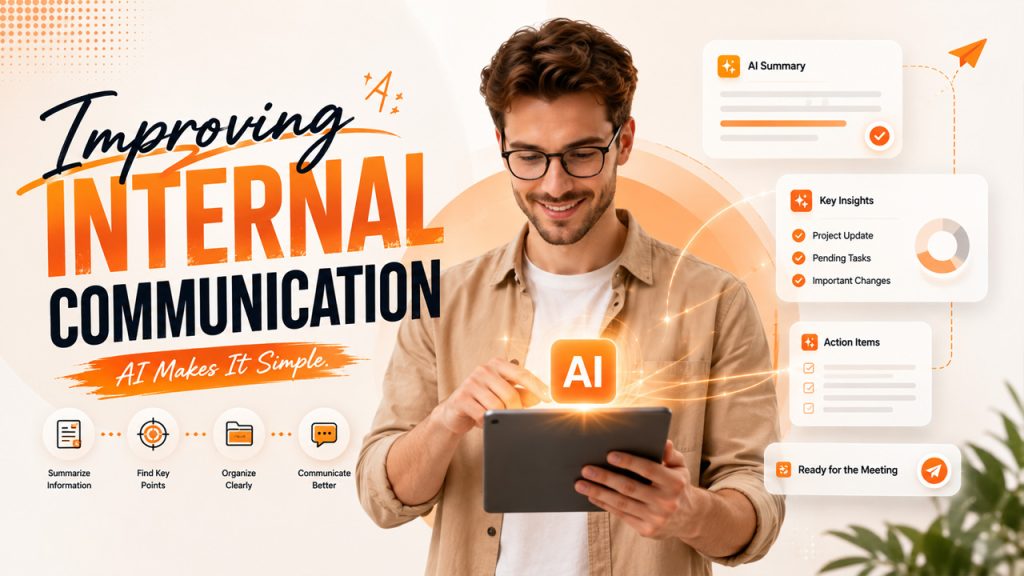 Generative AI improving internal communication in business teams