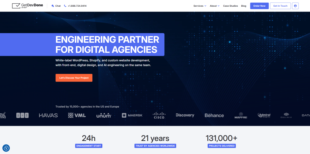 GetDevDone WordPress website development agency