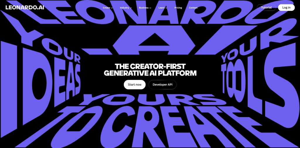 Leonardo AI YouTube thumbnail maker for creating custom thumbnails