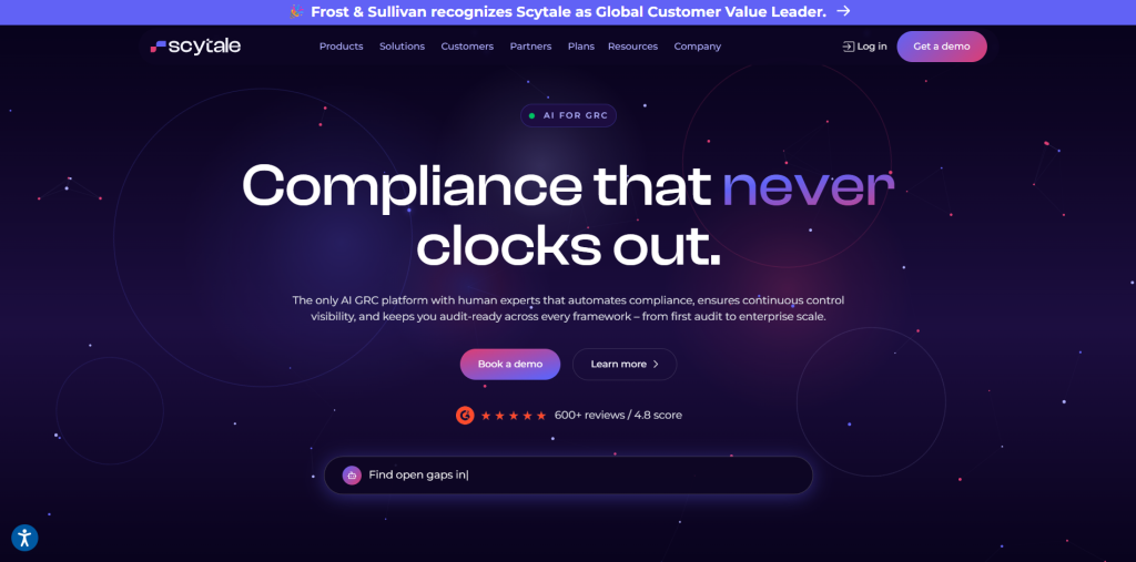 Scytale SOC 2 Compliance Software platform