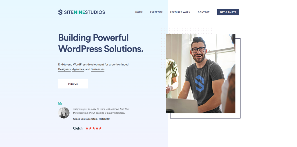 Site Nine Studios WordPress website development agency