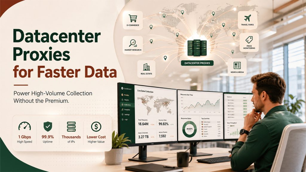 Why businesses use datacenter proxies for data collection