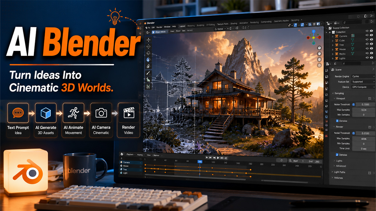 AI Blender A Complete Guide to Using AI in Blender Workflows
