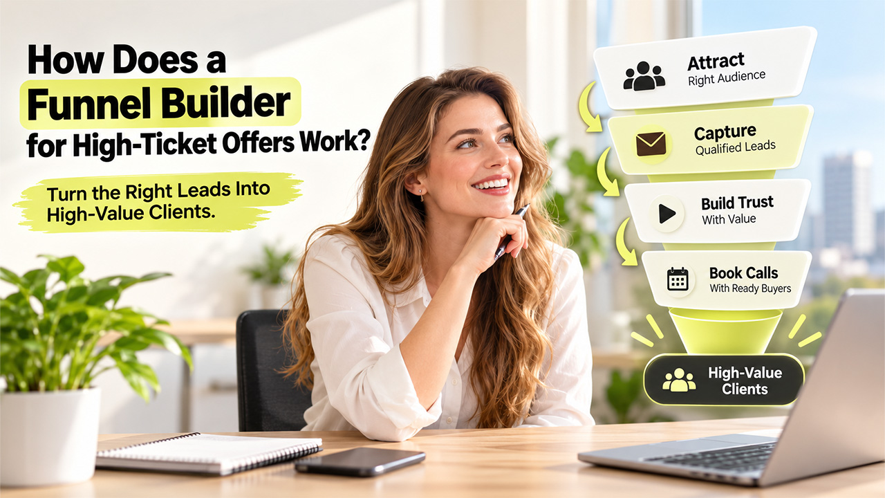 How Does a Funnel Builder for High-Ticket Offers Work?