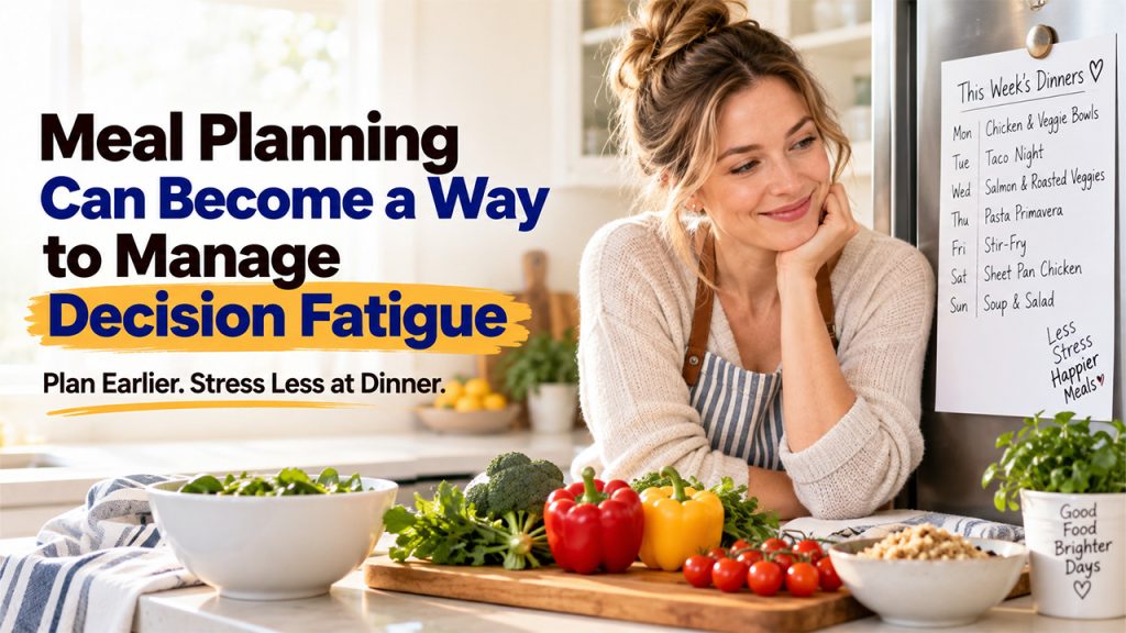 Meal Planning Can Become a Way to Manage Decision Fatigue