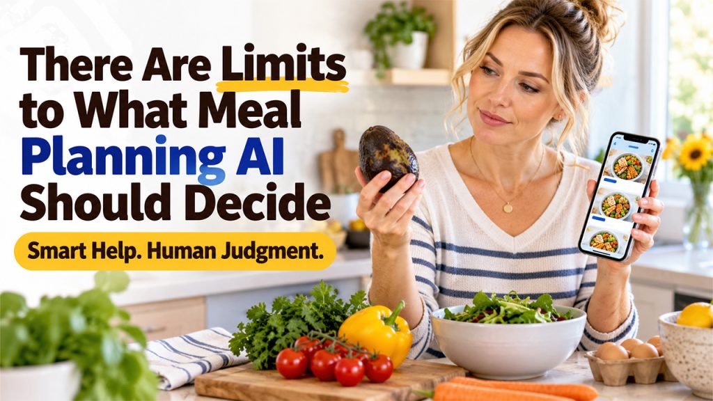 There Are Limits to What Meal Planning AI Should Decide