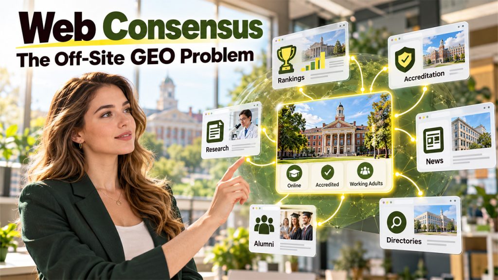 Web Consensus: The Off-Site GEO Problem
