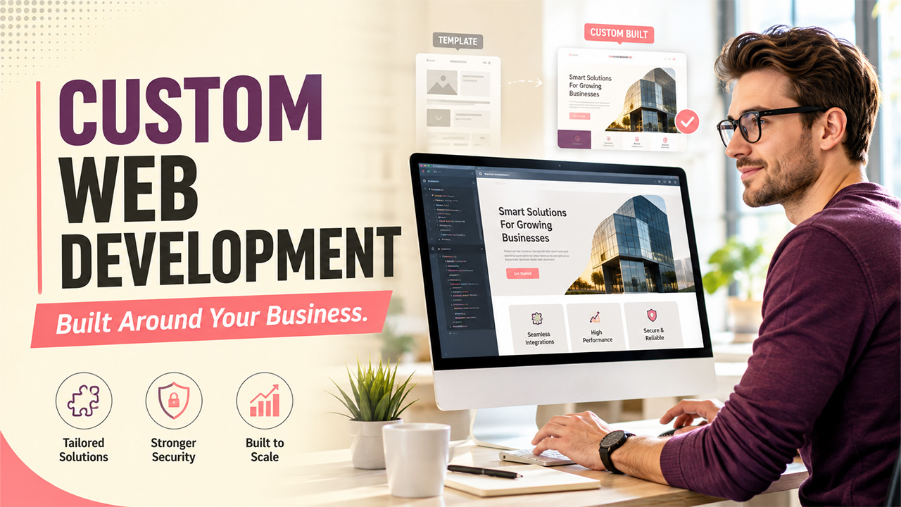 Custom Web Development benefits, services, and how to choose