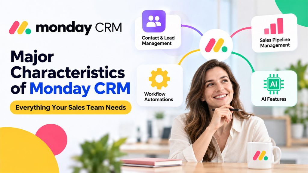 Monday CRM major characteristics and features