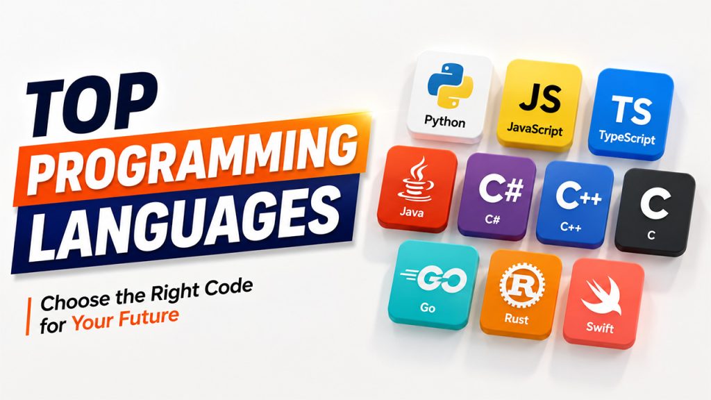 Top programming languages to learn in 2026