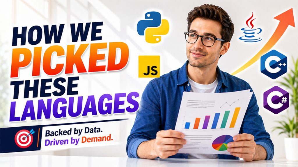 Top programming languages selection methodology for 2026