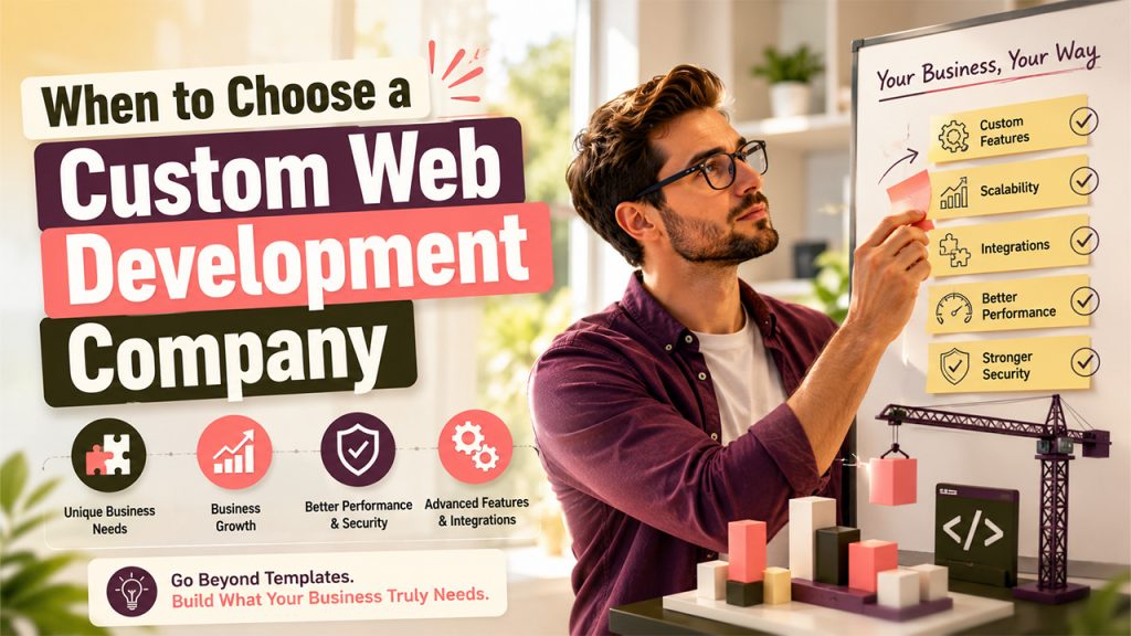 When to choose a Custom Web Development Company