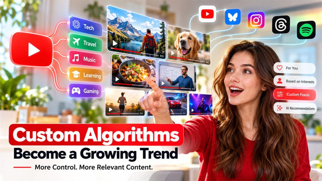 YouTube Custom Feeds and the growing trend of custom algorithms