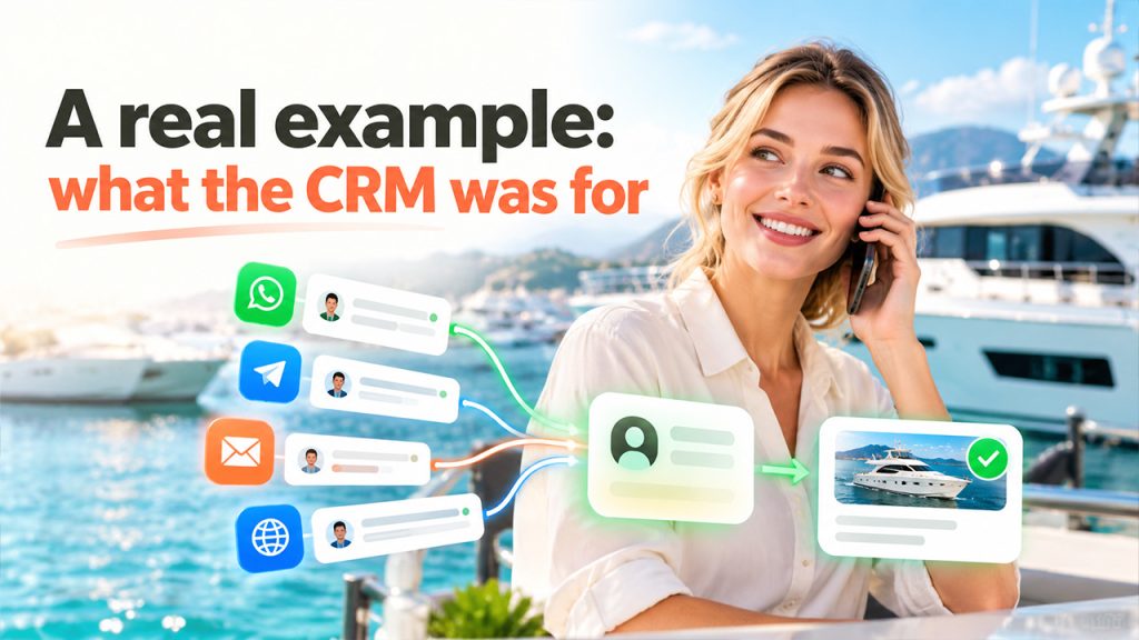 A real example: what the CRM was for
