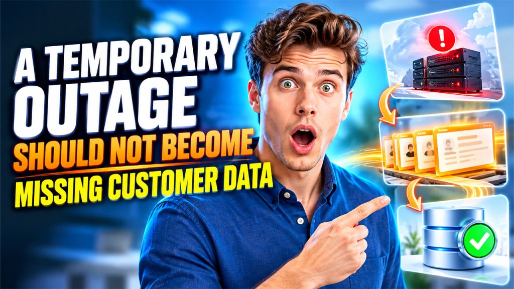 A temporary outage should not become missing customer data