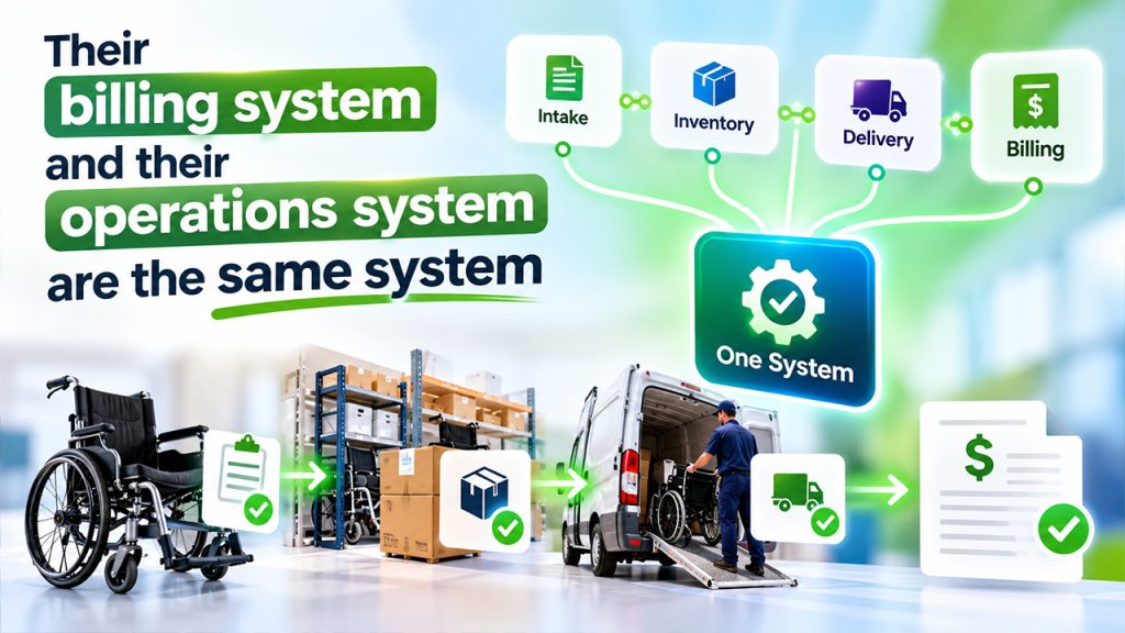 Their billing system and their operations system are the same system