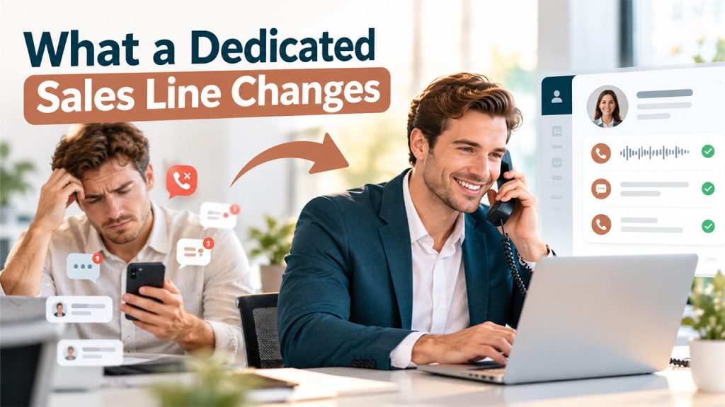 What a Dedicated Sales Line Changes