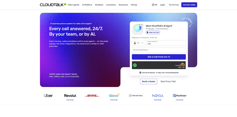 CloudTalk: best dialer software for SMB sales teams that want a complete phone system