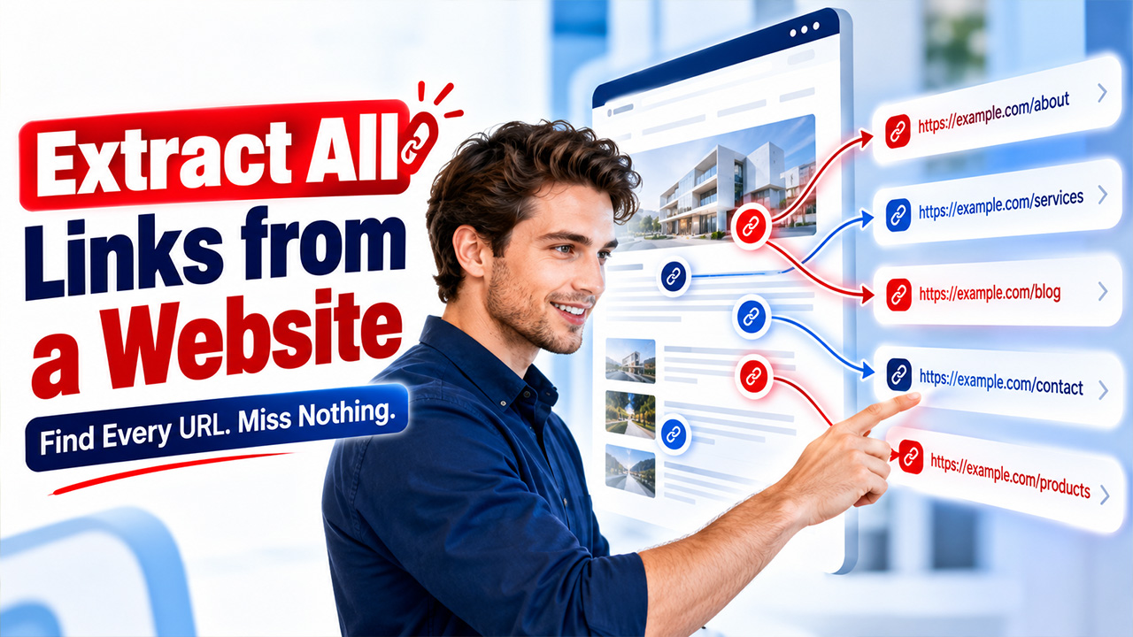 Link Extractor for extracting all links from a website