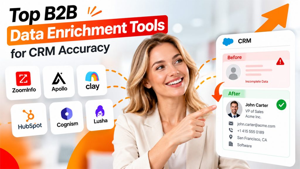 Top B2B Data Enrichment Tools for CRM Accuracy in 2026